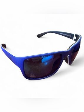 NWT Polarized Sunglasses MSRP$89 “Arcadia” w/Case Matte Blue/Black Lens Unisex‎